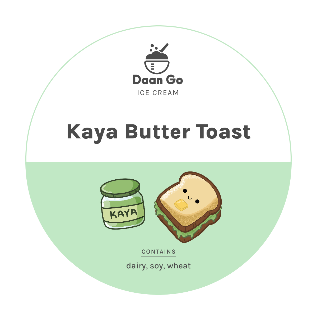 Kaya Butter Toast Ice Cream