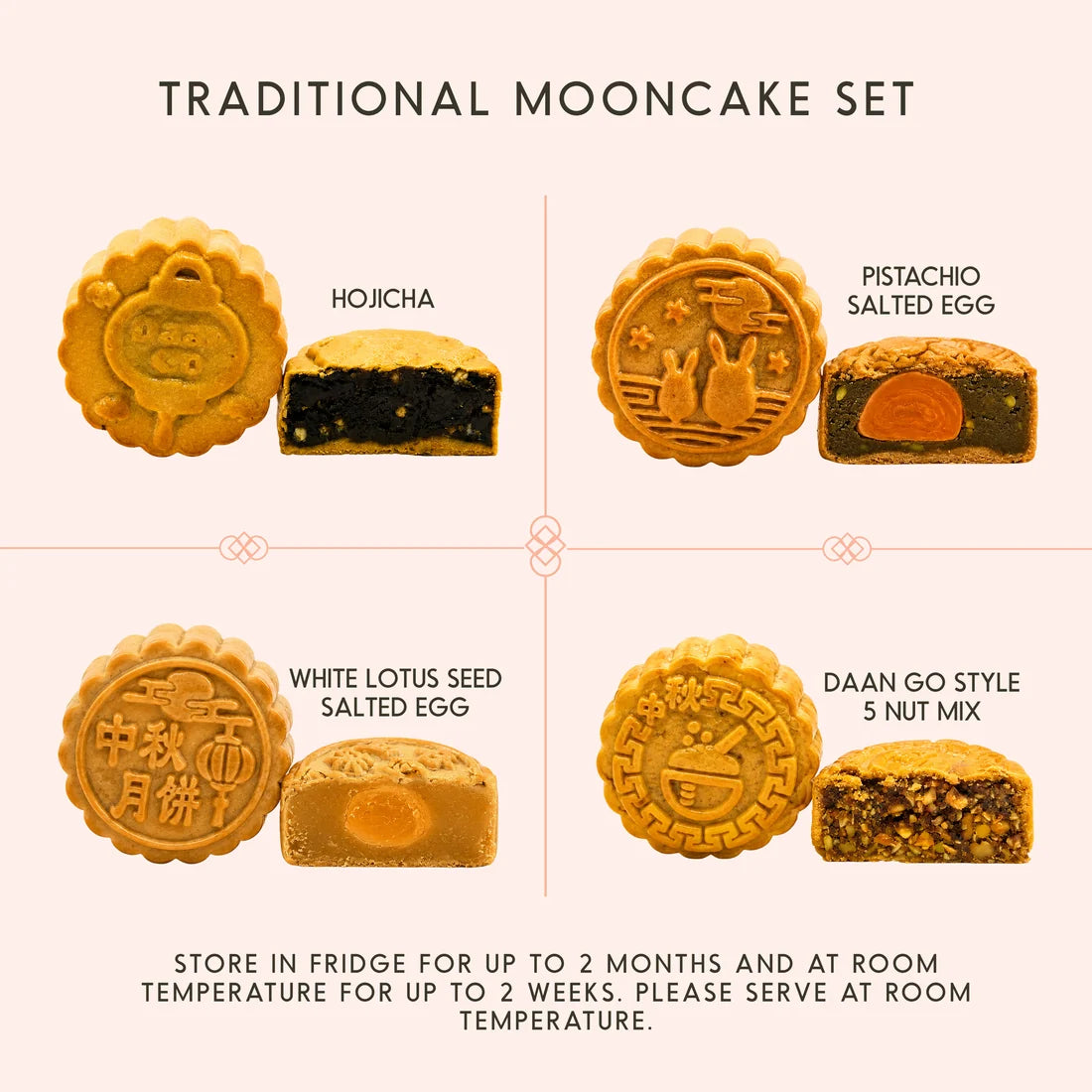 Daango Style 5-nut Mooncake (Single)
