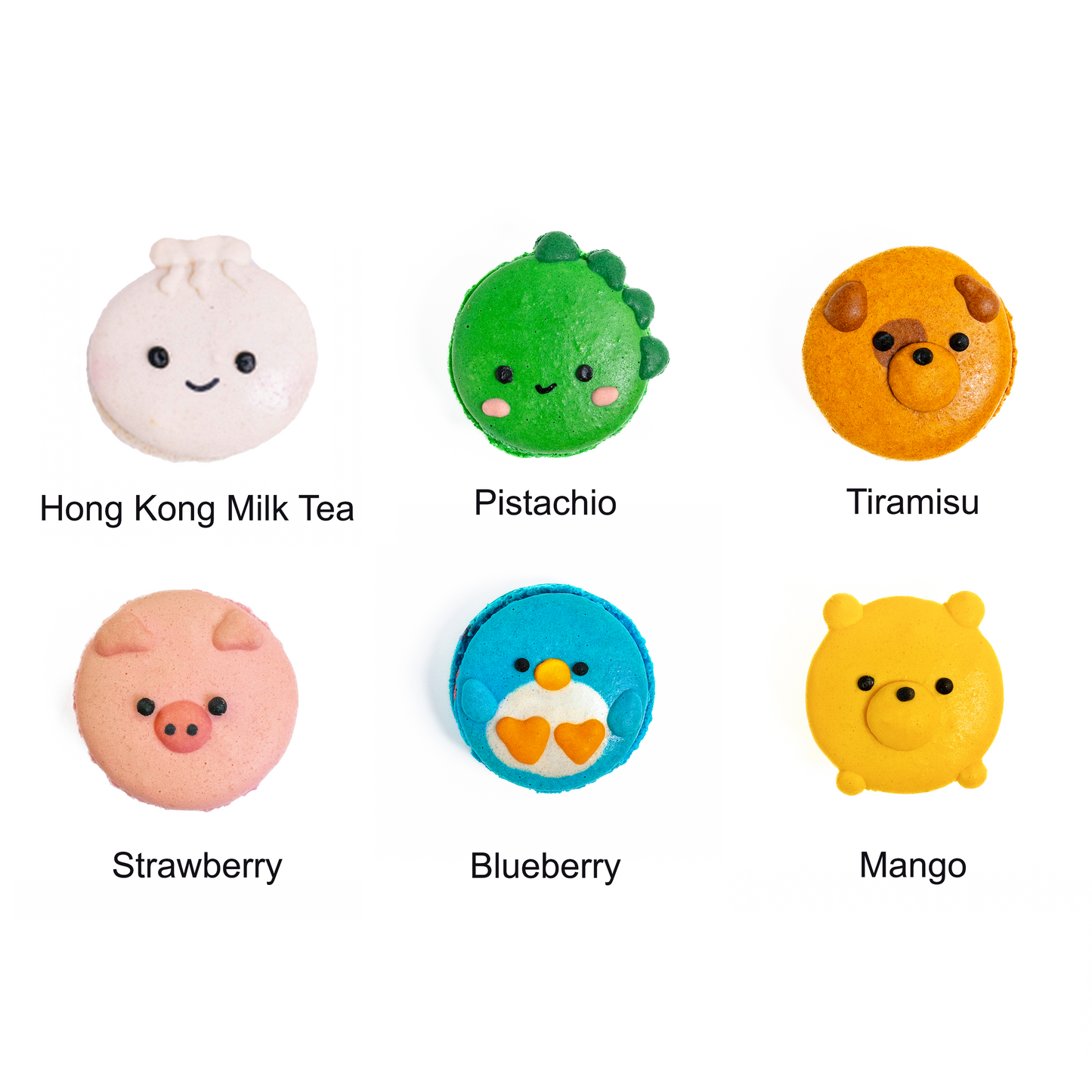 马卡龙礼盒(6颗装)