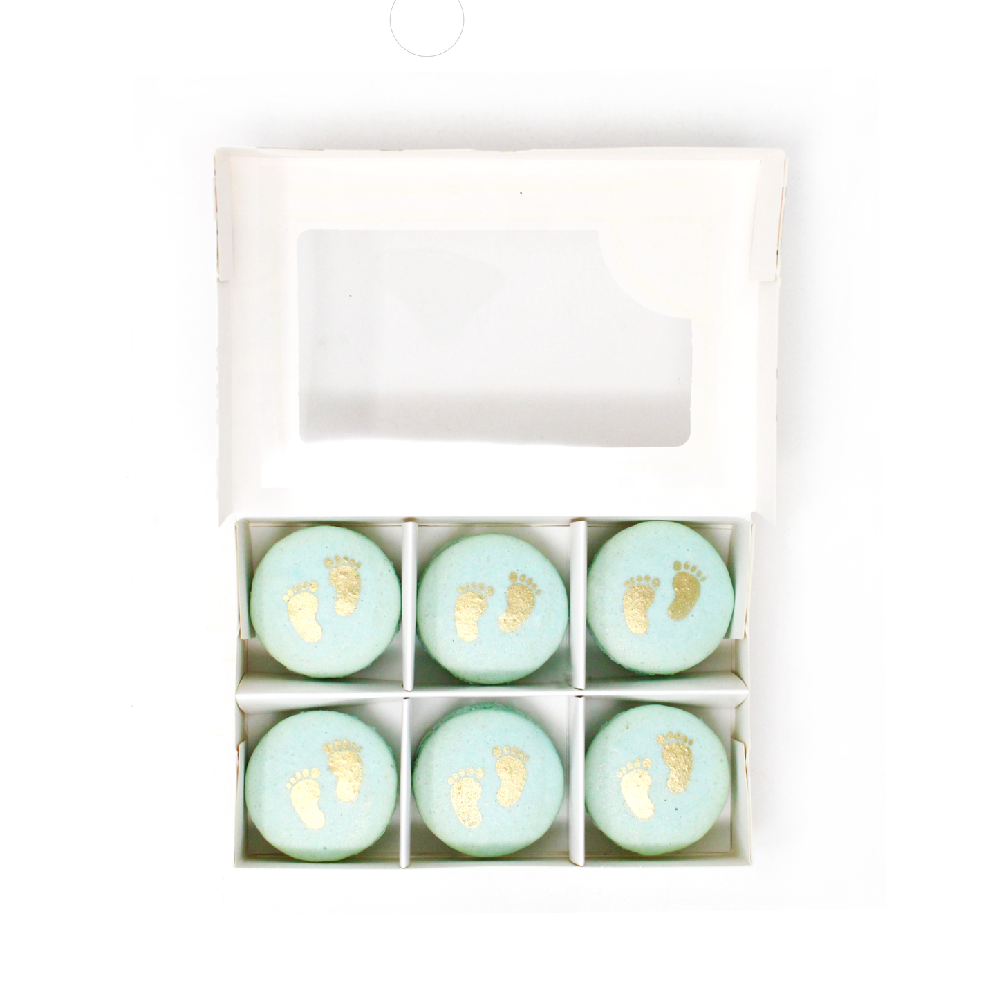 Macarons - Baby Feet (Stenciled)