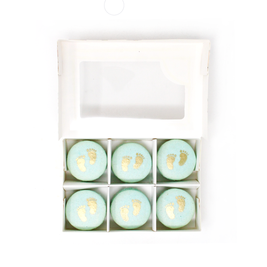 Macarons - Baby Feet (Stenciled)
