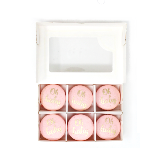 Macarons - Oh Baby (Stenciled)