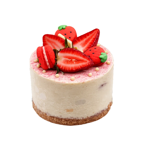 Strawberry Cloud Cheesecake – Daan Go Cake Lab | Vancouver