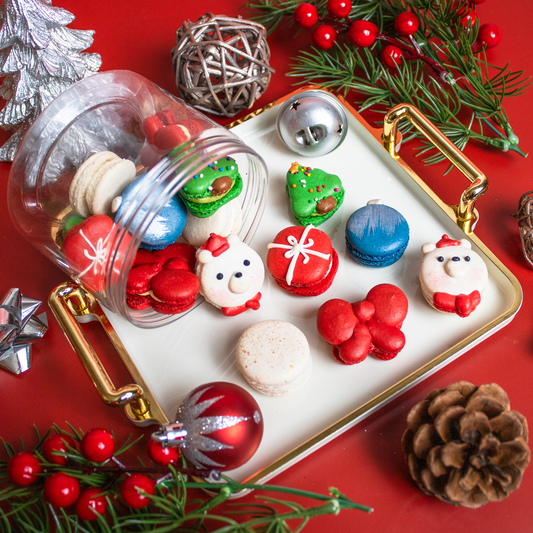 Holiday Mini Mix Macarons