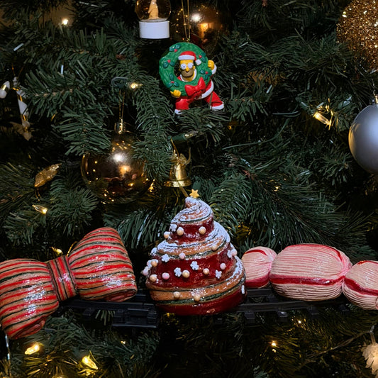 Christmas croissant trio