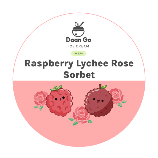 Raspberry Lychee Rose Sorbet