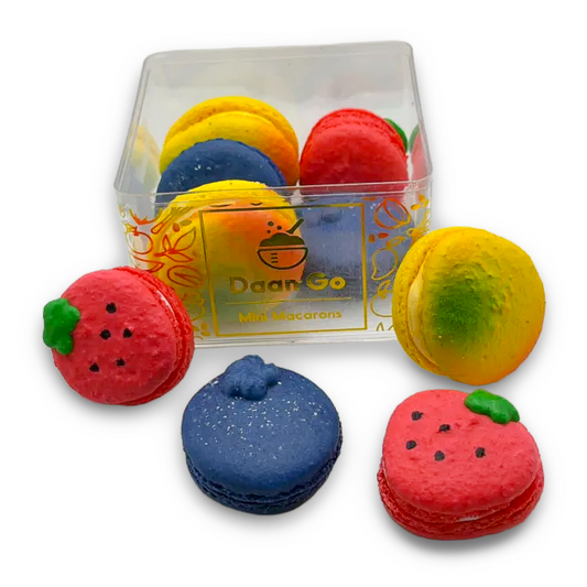 Mini Macaron Fruit Basket