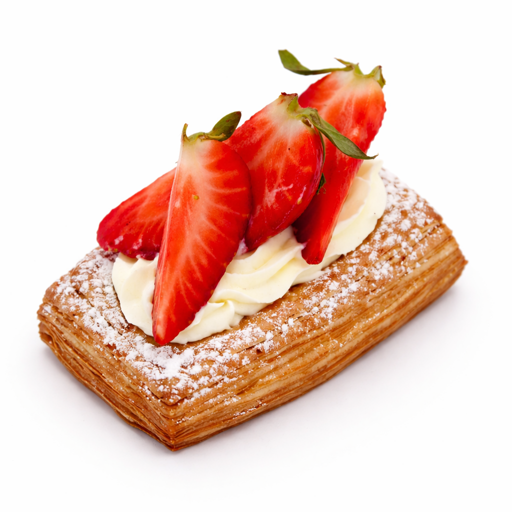 Mini Strawberry Danish - (10 pcs) - Vegetarian