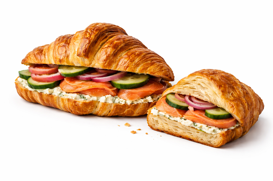 Mini Smoked Salmon Croissant (10 pcs)