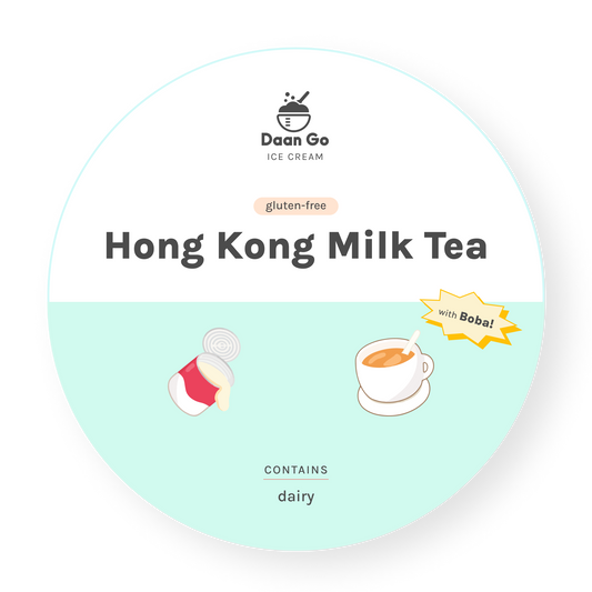 HK Milk Tea with Boba Ice Cream